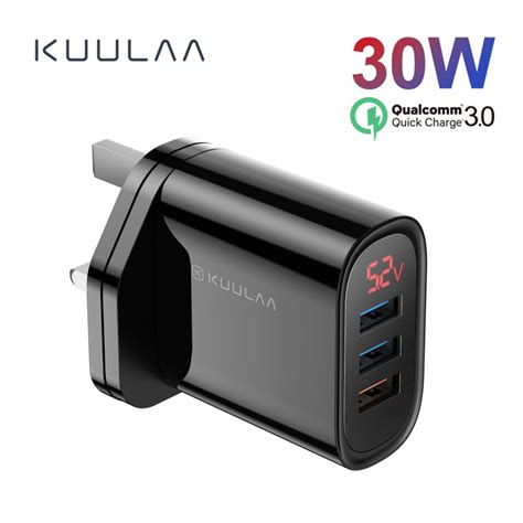 KUULAA Quick Charge 3 0 USB Charger 30W QC3 0 QC Fast Charging Multi