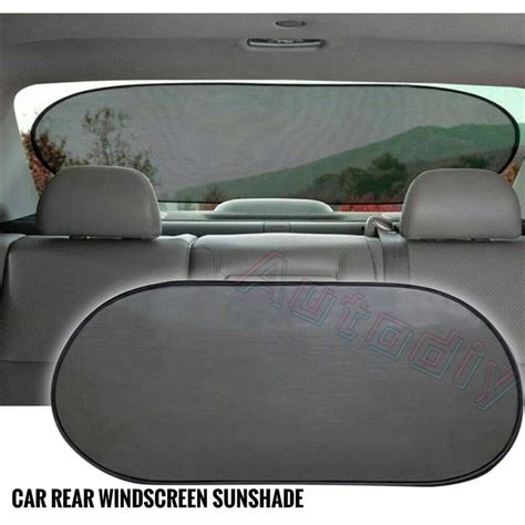 Car Sunshade Rear Window Sun Shade Windshield Sunshade Anti UV Mesh