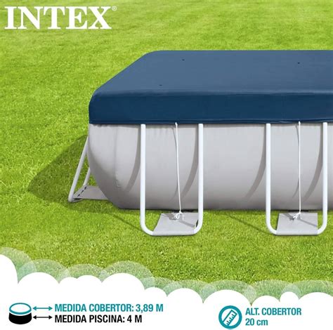 Intex Rectangular Pool Cover 4X2X1 Black 28037 Buy Best Price In