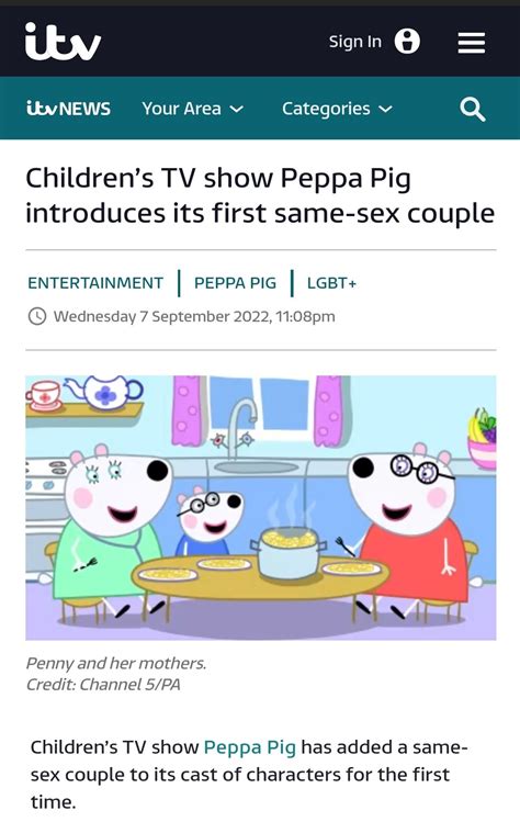 The Guru Goku On Twitter Peppa Pig Introduces Its First Same Sex