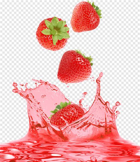 Creative Strawberry Splash Creative Strawberry Png PNGEgg