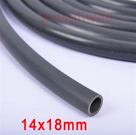 14mm Id 18mm Od 14x18mm Black Colour Silicone Tube 14 18 Silicone