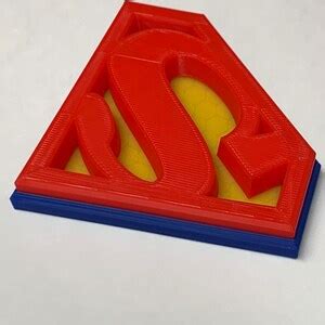 3D Printed Superman Art - Etsy