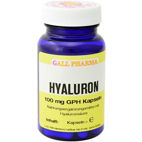 Gall Pharma Hyaluron Mg Gph Kapseln St Shop Apotheke