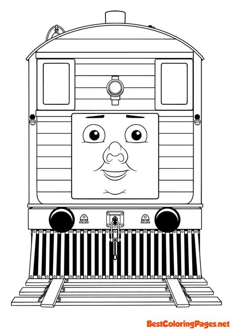 Thomas the Train Colouring - Free printable coloring pages