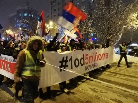 Drugi Protest Jedan Od Pet Miliona U Novom Sadu Foto I Video