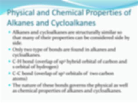 Solution Sources Of Alkanes And Cycloalkanes Physical And Chemical