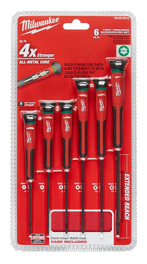 Milwaukee Pc Torx Precision Screwdriver Set W Case Cooper