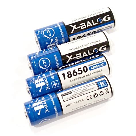 Аккумулятор X Balog 18650 8800mAh 3 7V Li ion СИНИЙ WB Купить