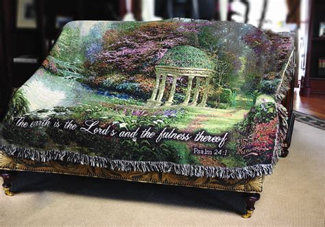 Buy Thomas Kinkade The Garden Of Prayer Throw