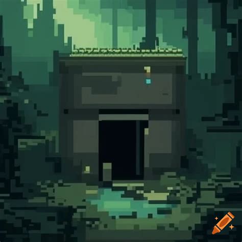 Pixel Art Of A World War One Underground Bunker On Craiyon