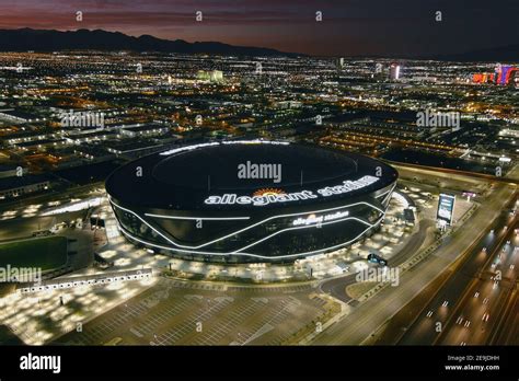 Allegiant Stadium Aerial View Hi Res Stock Photography And Images Alamy