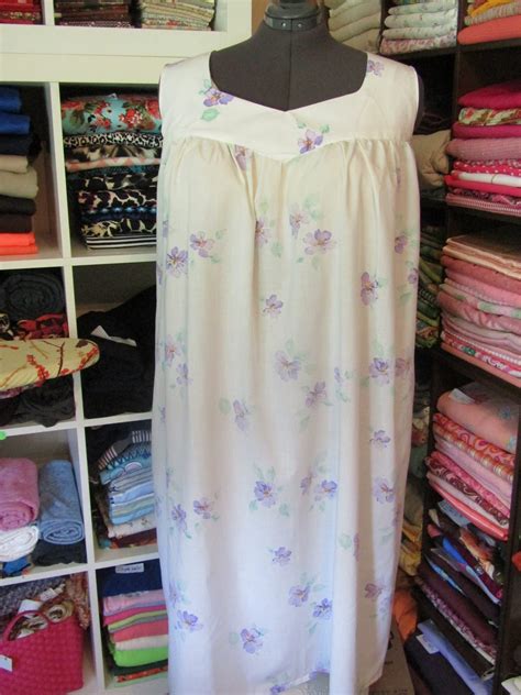 Sew Plus Butterick Purple Floral Nightgown