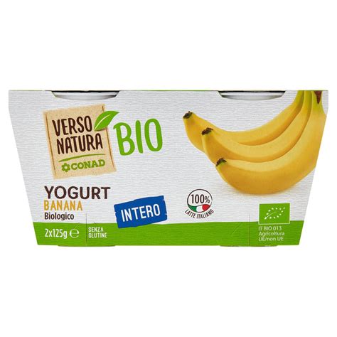 Yogurt Banana Biologico Conad In Vendita Online Conad