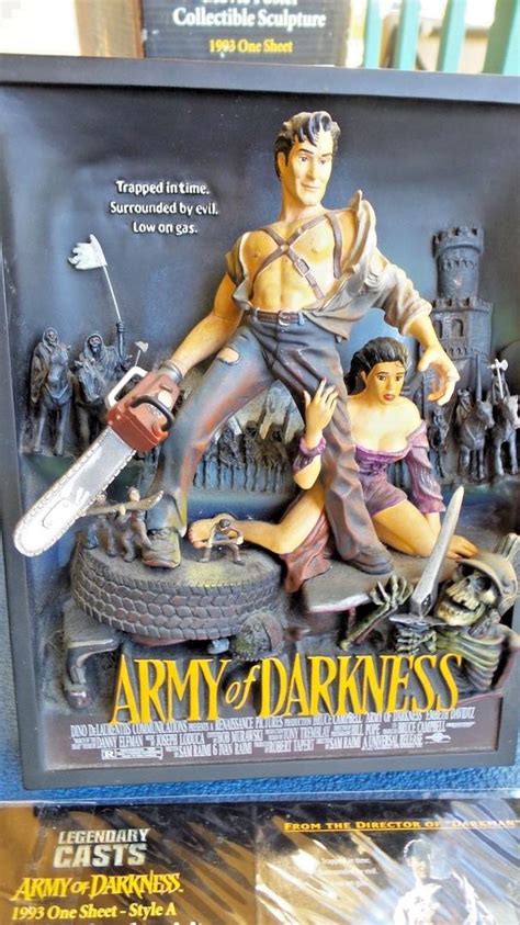 Evil Dead ARMY OF DARKNESS Ash Poster Statue CODE 3 Collectibles USED w ...