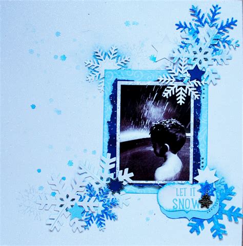 Jeri Vann My Creative Mind Let It Snow Layout