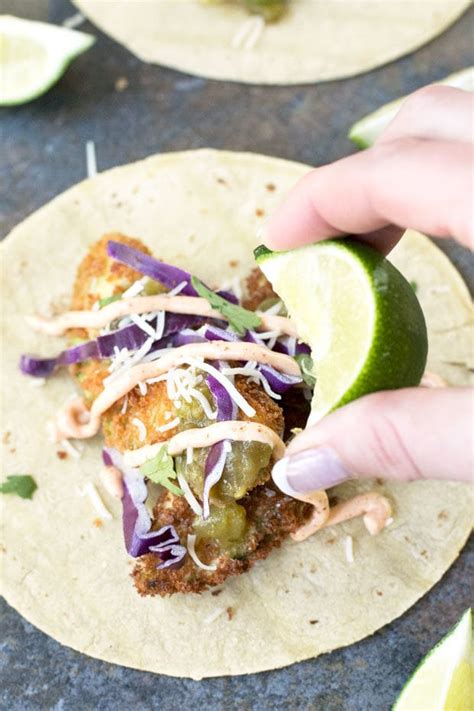 Fried Avocado Tacos Recipe | Cake 'n Knife