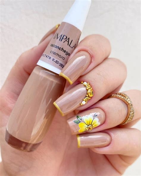 23 Modelos De Unhas Decoradas Esmalte Nude