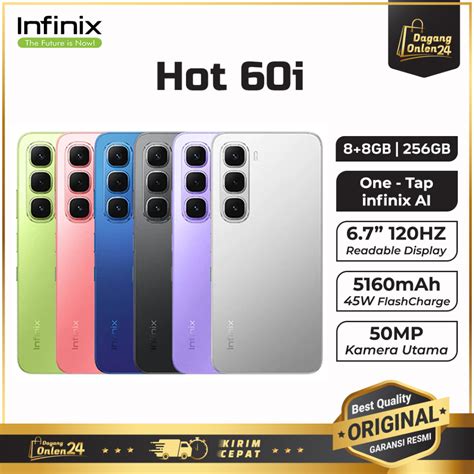 Jual Infinix Hot I Nfc Prosesor Helio G Camera Mp Baterai Mah Hp Gaming Murah