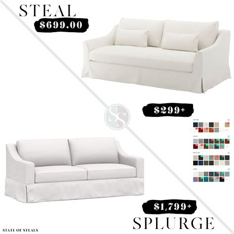 Slipcovered Sofa & Sectional Look for Less - State of Steals