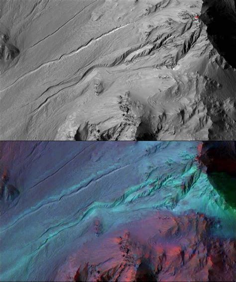 5 Top Highly Incised Martian Gullies On The Eastern Rim Of Hale