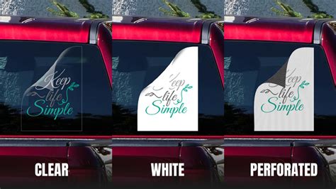 Truck Window Decals | Truck Back Window Decals - Square Signs