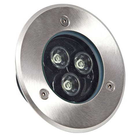 Spot Exterior Piso Led W Lm Ip Luz Intermedia Cm Sodimac Per