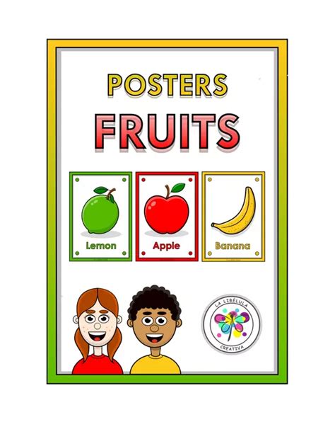 Posters Fruits Food Healthy Color | profe.social