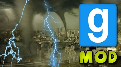 Garry S Mod CRAZY TORNADO STORM Mod Showcase YouTube