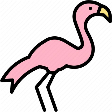 Pink Flamingo Floyd Wild Life Bird Icon Download On Iconfinder