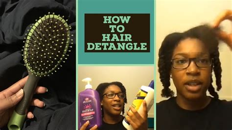 How To Hair Detangle Type 4 Hair Youtube