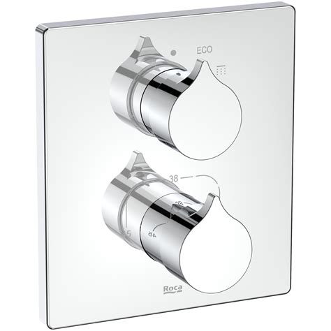 Roca Insignia Built In Thermostatic Shower Mixer Outlet Chrome