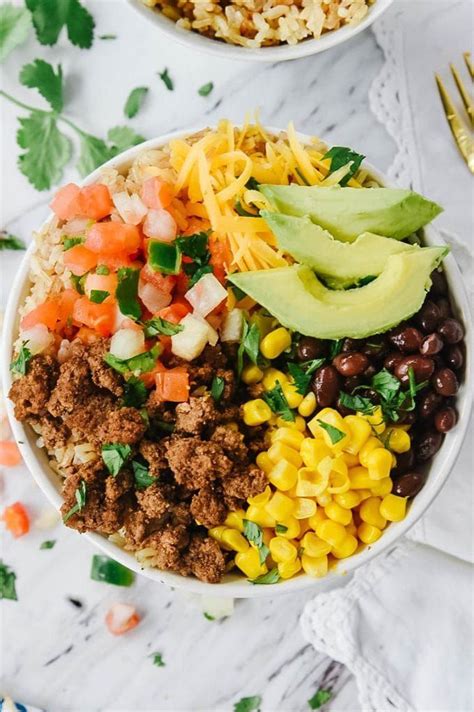 Taco Bowl Recipe Delicious Dinner Recipes Taco Bowl Recipe Beef Recipes