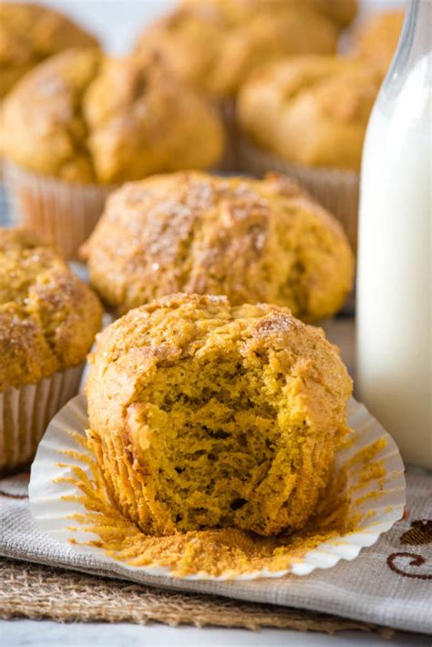 Soft And Fluffy Gluten Free Pumpkin Muffins Flour On My Fingers