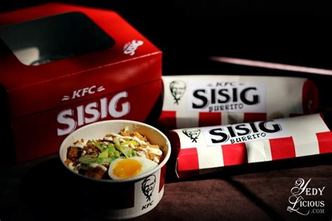 KFC Sisig Rice Bowl and KFC Sisig Burrito | YedyLicious Manila Food ...