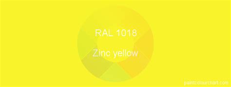 RAL 1018 Painting RAL 1018 Zinc Yellow PaintColourChart