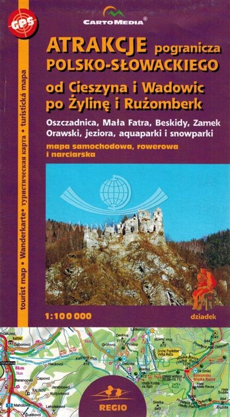 Atrakcje Pogranicza Polsko S Owackiego Mapa Turystyczna