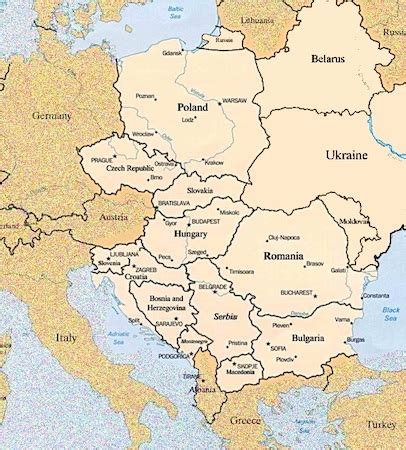 Eastern Europe Countries, Map & Population - Lesson | Study.com