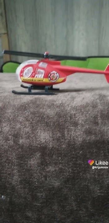 детский игрушечный пожарный вертолёт. часть 3 - YouTube