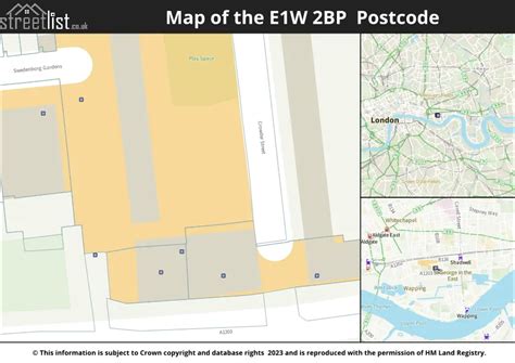 Complete Postcode Guide To E1W 2BP In London House Prices Council Tax