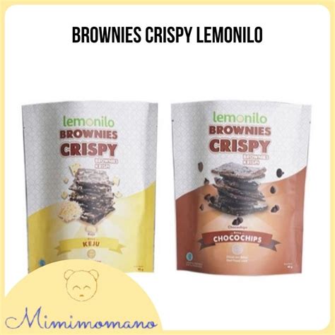 Jual Lemonilo Brownies Crispy Rasa Chocochips Keju Gr Indonesia