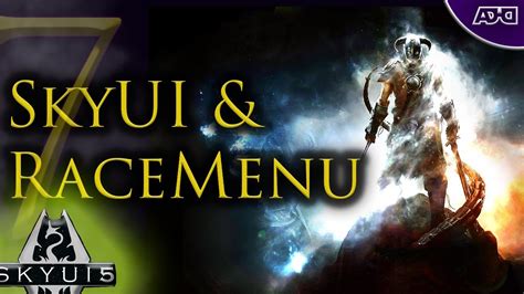 Skyui Racemenu How To Mod Skyrim Guide Youtube