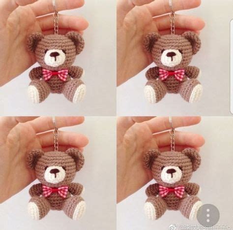 Idées de Porte clés au Crochet Crochet Amigurumi Crochet Teddy