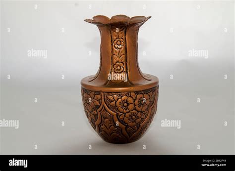 Ornamental Copper Vase Stock Photo Alamy