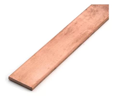 Barra Chata De Cobre 1 X 3 16 25 4x4 76mm X 1 5 Metro 281a