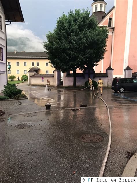 Mehrere Eins Tze Nach Starkem Unwetter F R Ff Zell Am Ziller