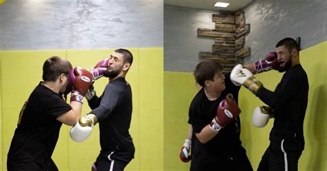 Khamzat Chimaev Spars With Ramzan Kadyrov's Children During Trip To ...