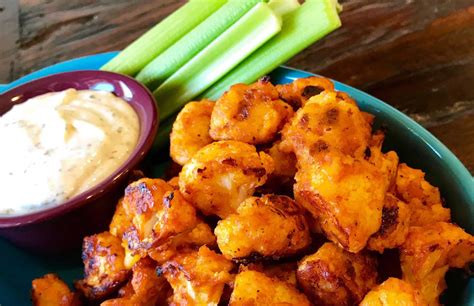 Roasted Buffalo Cauliflower With Ranch Aioli Switch4good