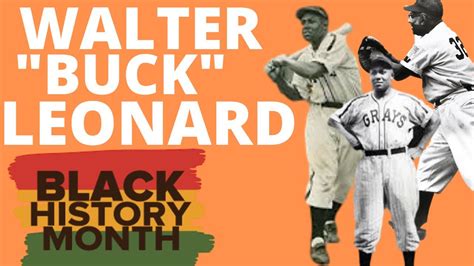 Walter Fenner Buck Leonard Ep 13 Baseball Hall Of Fame Negro