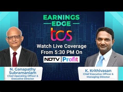 Tcs Q Results Live Tcs Q Fy Results Live Today Quarterly